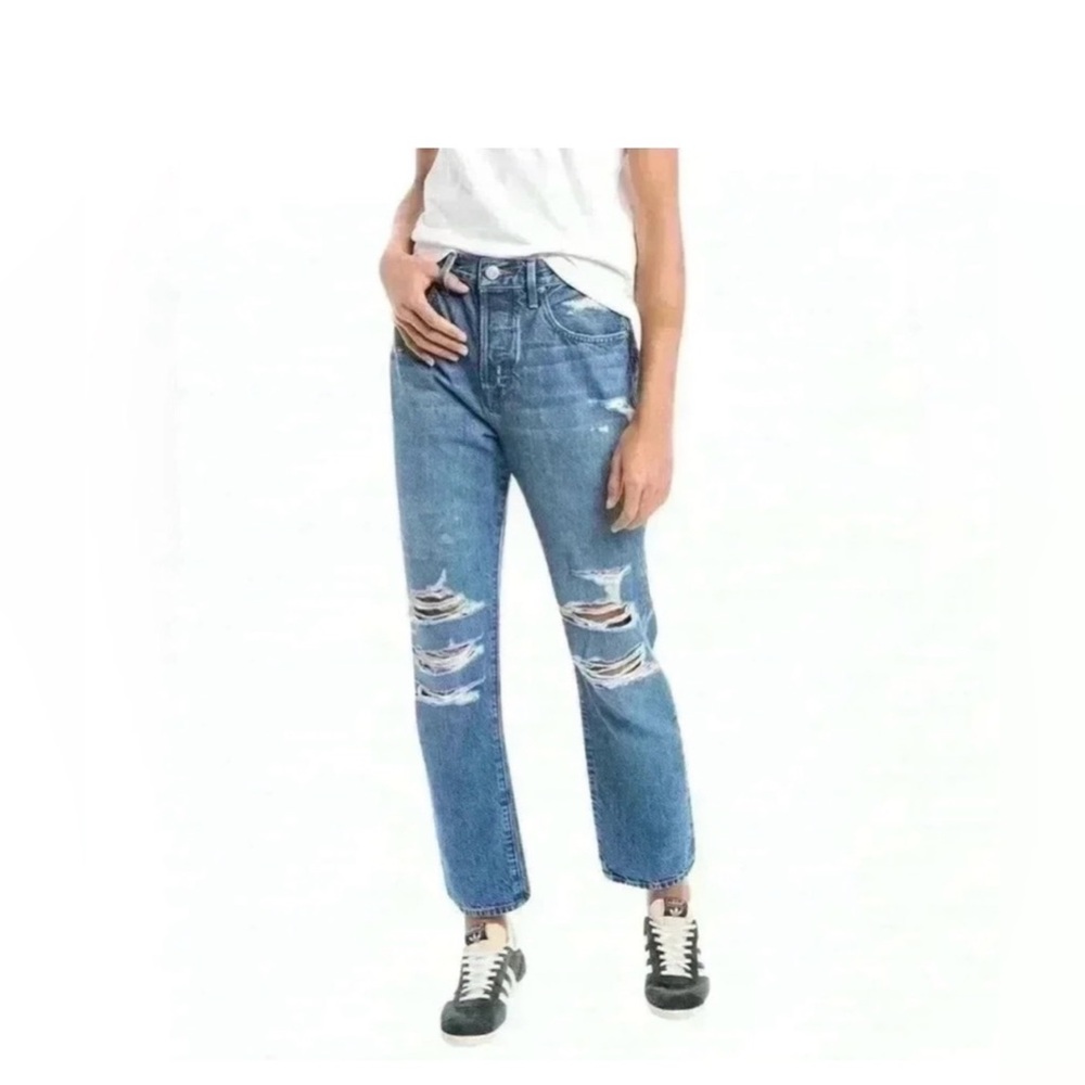 Frame Le Original Distressed Straight Leg